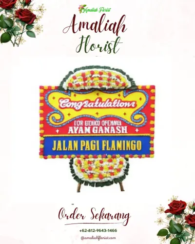 Bunga Papan Congratulation di Tratebang
